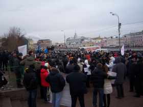 Акция протеста автовладельцев в Москве 21 декабря. Фото: Собкор®ru