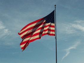 Флаг США на Белом Доме. Лента.Ру (с)