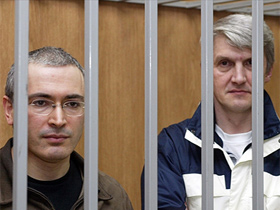 Михаил Ходорковский и Платон Лебедев. Фото: с сайта bbc.co.uk