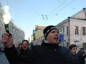 Марш несогласных по Большой Полянке.  Фото Анастасии Петровой (Каспаров.Ru)