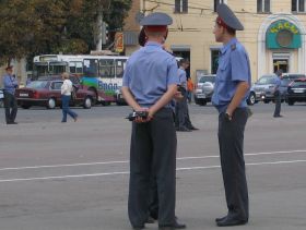 Милиция в работе, фото: Егор Гусев, Каспаров.Ru