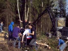 Защита Химкинского леса. Фото с сайта www.svobodanews.ru