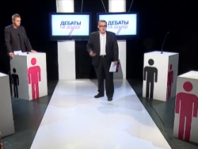 Дебаты на телеканале "Дождь". Изображение с сайта tvrain.ru
