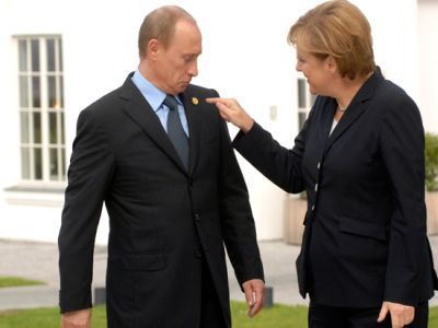 Путин, Меркель. Фото: epravda.com.ua