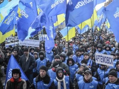 Митинг сторонников Януковича. Фото: РИА "Новости".