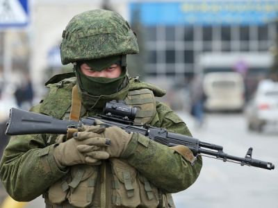 Российские военные в Крыму. Фото: news.bigmir.net