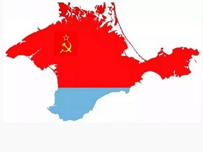 Крым в составе УССР. Источник - http://red-sovet.su/