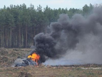 Крушение вертолета Ми-28Н под Рязанью. Фото: mignews.com.ua