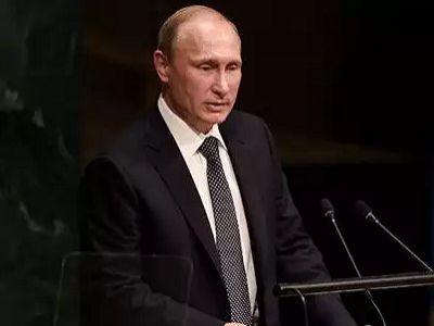 Речь Путина в ГА ООН, 28.9.15. Фото AFP, источник - http://top.rbc.ru/