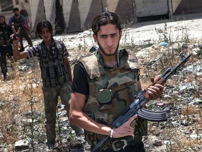 Сирийские повстанцы. Фото: nypost.com