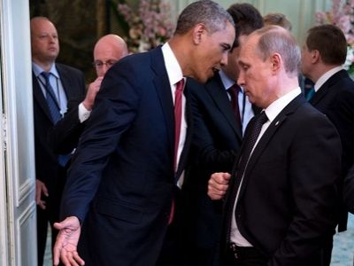 Б.Обама и В.Путин. Фото: vg-saveliev.livejournal.com