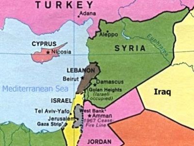 Ближний Восток, карта. Источник - https://s-media-cache-ak0.pinimg.com