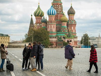Туристы в Москве. Фото: rusevik.ru