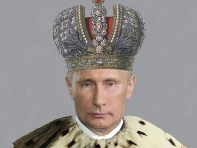 Путин-царь. Фото: cont.ws