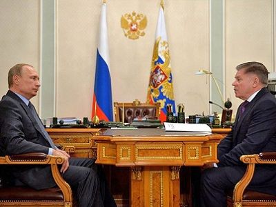 В.Путин и председатель Верховного суда В.Лебедев. Источник - tvc.ru