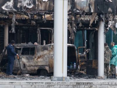 Кинотеатр в Екатеринбурге после пожара. Фото: ria.ru