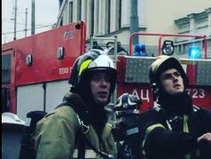 Пожар в Пушкинском музее. Фото: скриншот видео instagram.com/egorpirogov/