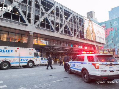 Взрыв в метро Нью-Йорка. Фото: twitter.com/AFP
