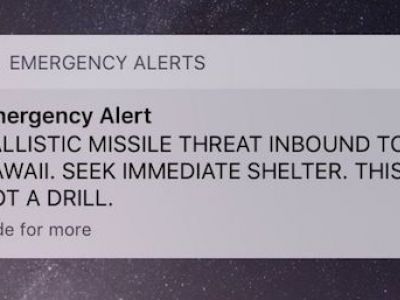 Ложное сообщение о ракетном ударе на Гавайи, Фото: BBC