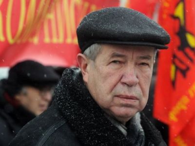 Виктор Анпилов, лидер "Трудовой России". Фото: ТАСС