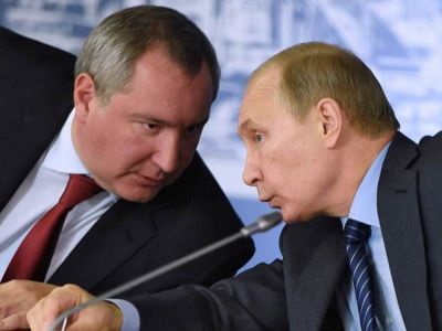 Д.Рогозин и В.Путин. Источник - arms-expo.ru