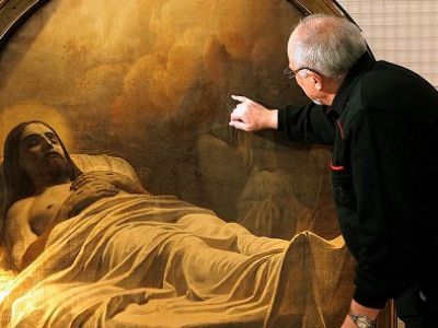 Картина Карла Брюллова "Христос во гробе". Фото: kommersant.ru