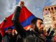 Протестующие в Ереване, 22.4.18. Фото: ТАСС