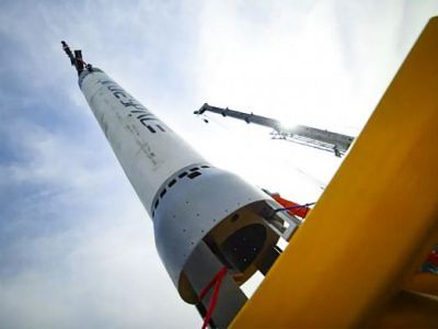Запуск первой китайской ракеты. Фото: OneSpace