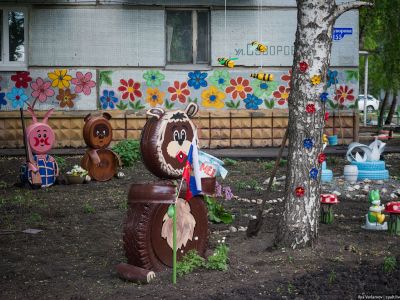 В одном из дворов в Пензе. Фото: Илья Варламов
