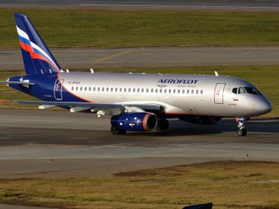 Самолет Sukhoi Superjet 100 (SSJ 100) за полгода до катастрофы. Фото: ru.wikipedia.org