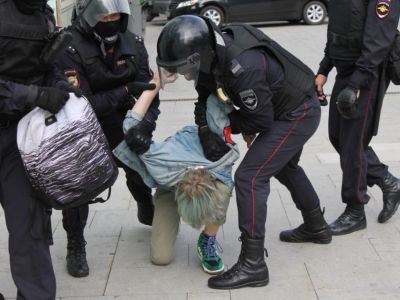 Задержания на акции 3.8.19 в Москве. Фото: Каспаров.Ru