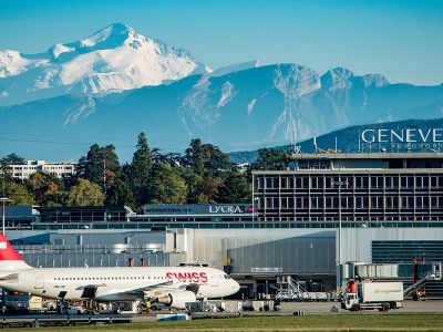 Аэропорт Женевы Куантран (Geneva International Airport, Cointrin Airport). Фото: Loris von Siebenthal