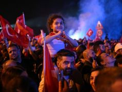 Оппозиция празднует победу на местных выборах в Турции, 31.03.24. Фото: t.me/worldprotest
