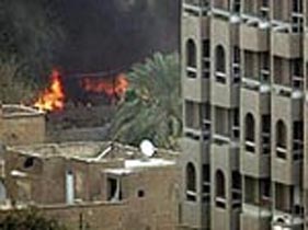 Взрыв в центре Багадад. фото РБК