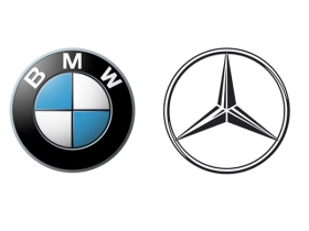 Логотипы БМВ и "мерседеса", изображение http://cardriver.ru/