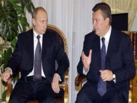 Владимир путин и Виктор Янукович. Фото www.bayki.com