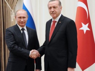 Президент РФ Владимир Путин и президент Турции Реджел Эрдоган. Фото: ruposters.ru.