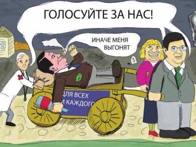 Праймериз "Единой России". Карикатура: stihi.ru