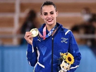 Линой Ашрам, чемпионка Олимпиады в Токио. Фото: t.me/israeltoday