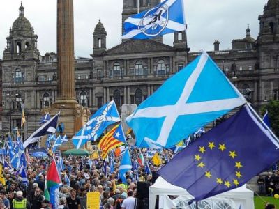 Сторонники независимости Шотландии